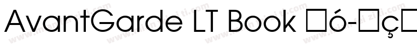 AvantGarde LT Book 粗字体转换